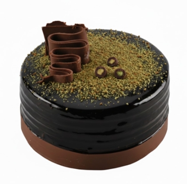 2-3 Kişilik Yoğun Çikolatalı Doğum Günü Pastası