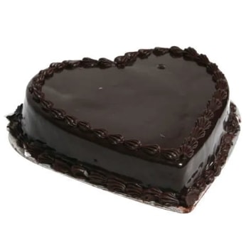 4-5 Kişilik Yaş Pasta - Çikolatalı Kalp ve Nemli Lezzet
