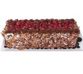 Kare Dikdörtgen Form 4-6 Kişilik Frambuazlı Baton Yaş Pasta