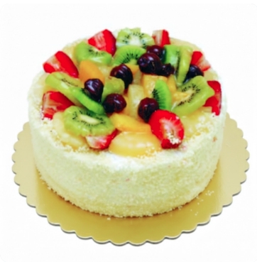 Şık ve Lezzetli 6-9 Kişilik Karışık Meyveli Yaş Pasta